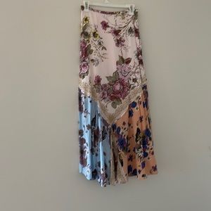 Free People boho bandana floral skirt size 4